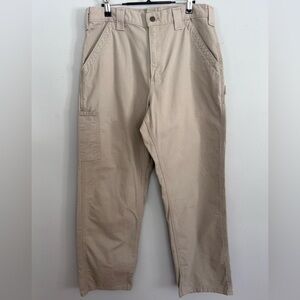 Carhartt B151 Tan Carpenter Pants 32x32 Workwear Utility Skater Y2K Normcore